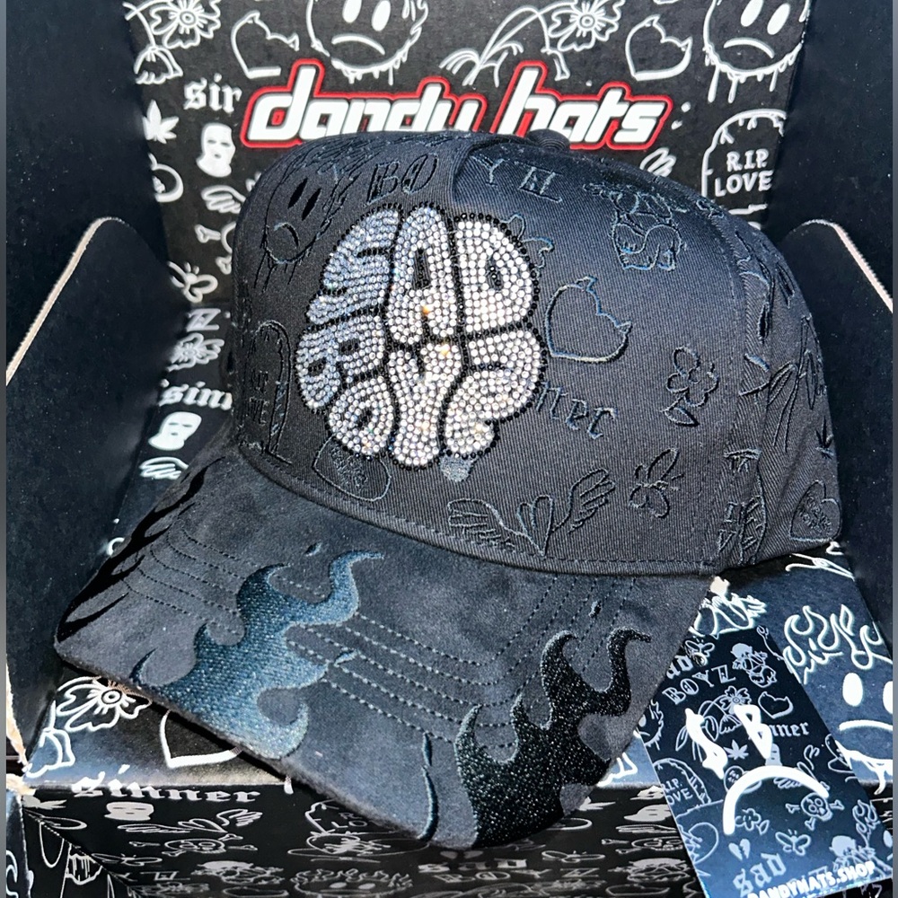 Dandy Hats x SAD BOYZ Authentic cap black hat Dandy Hats x Junior H